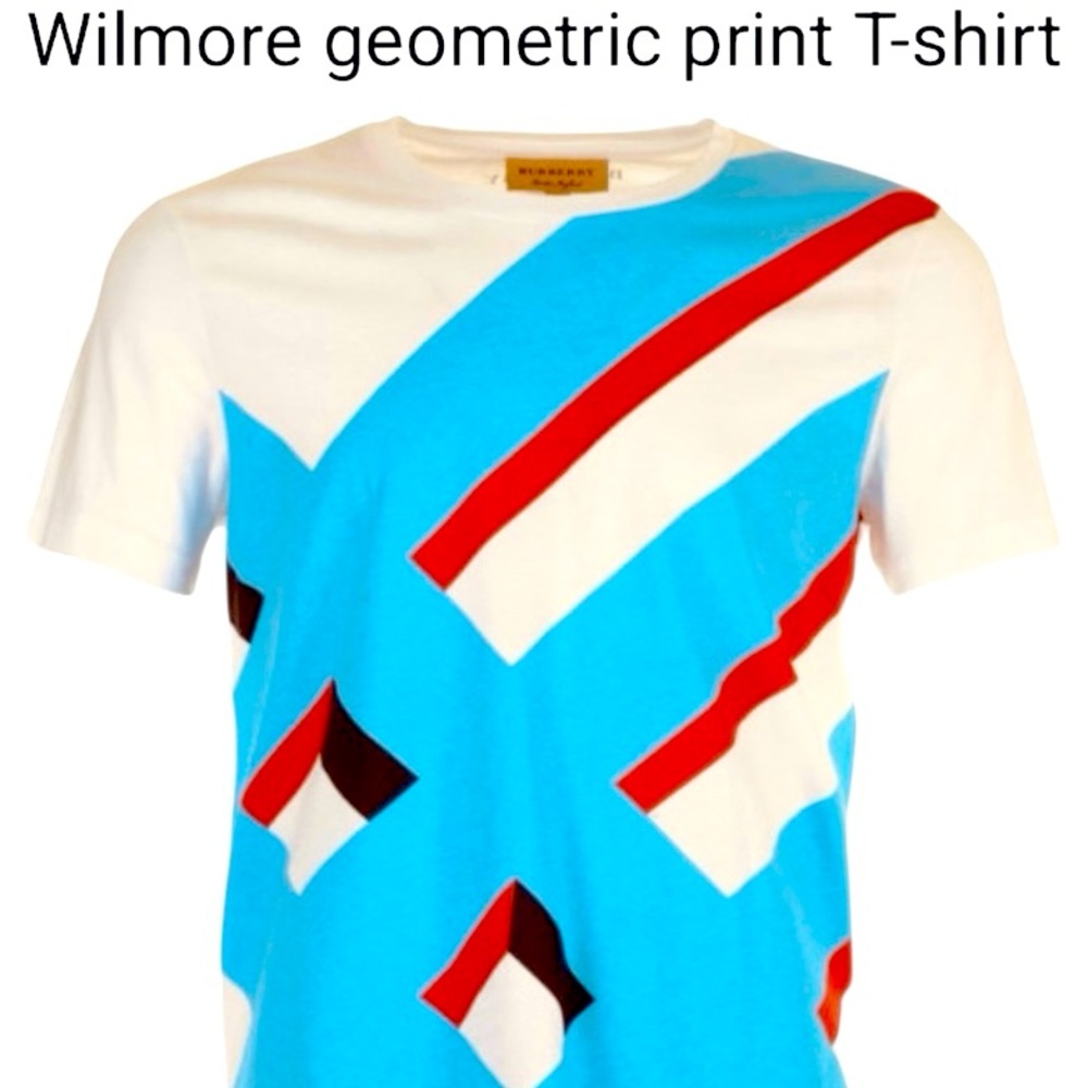 BURBERRY WILMORE GEOMETRIC PRINT
MEDIUM UNISEX PIT 20 L 26 NO SIGNS OF WEAR NICE - Picture 9 of 16